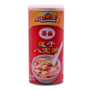 泰山莲子八宝粥（360g+60g）福建美味特产早餐零食品
