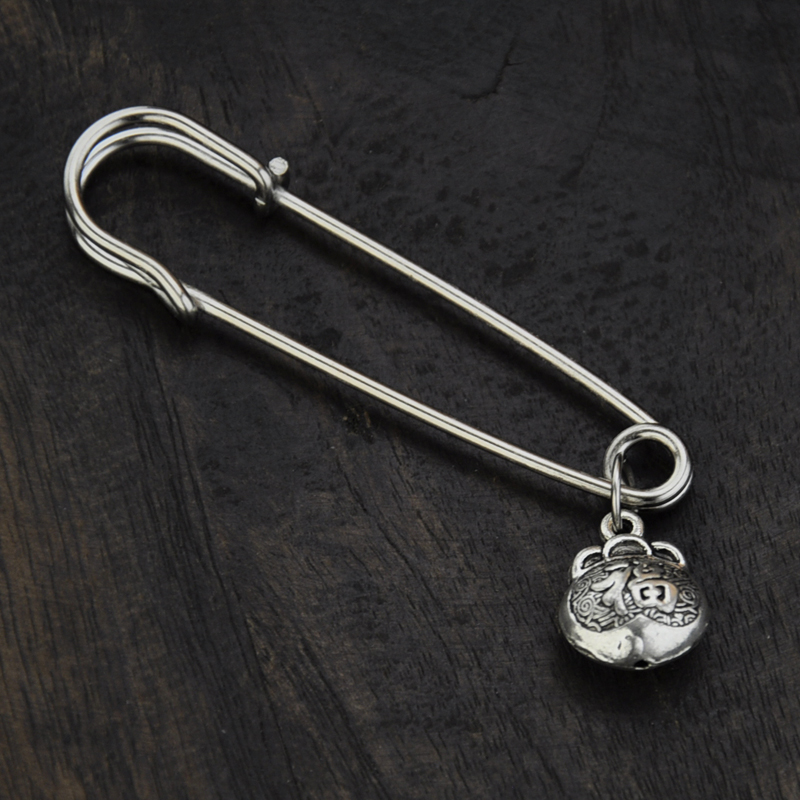 复古银福袋文艺款古典节日毛衣