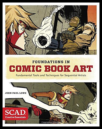 【预售】foundations in comic book art: scad creative esse