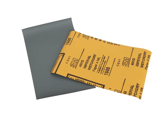 3m401q进口水磨砂纸p1500号小张砂纸