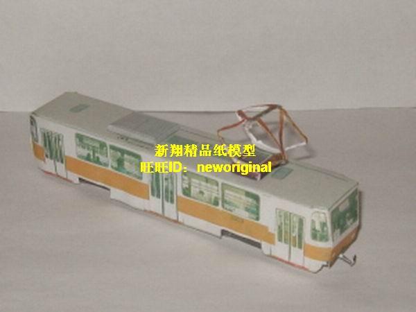 黄色 有轨电车 火车 旅游巴士 旅游车 旅行车 客车 汽车 模型