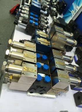 DSG023C224V220V127V小型压脚管路多路防爆阀液压串联电磁换向阀