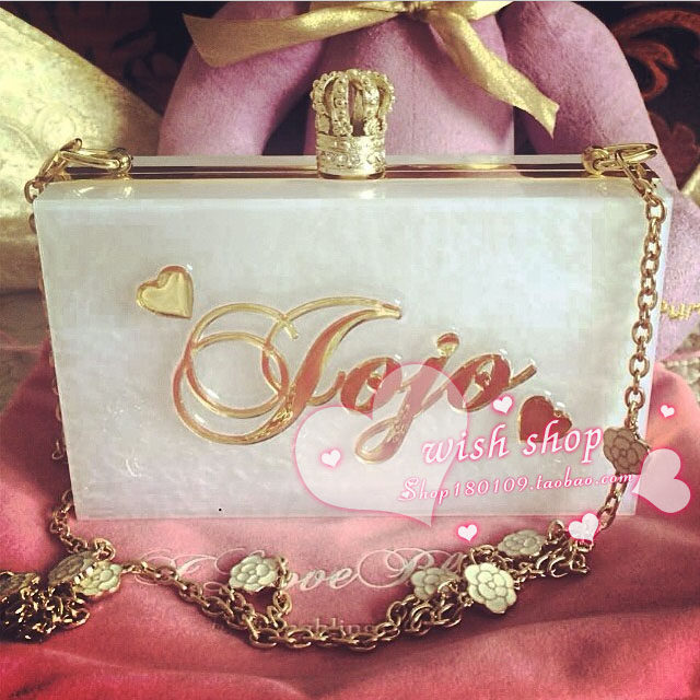 blingblingsister同款名字个性定制生日包礼物包晚宴链条水晶包