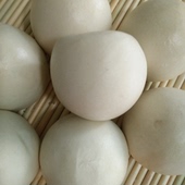 包邮 山东呛面馒头老面手工馍馍每个净重100克真空包装 满20个