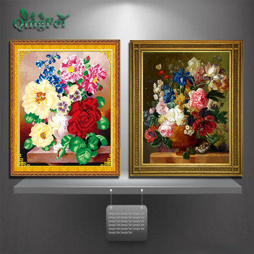 青飞缤纷世界美丽绽放厨房十字绣