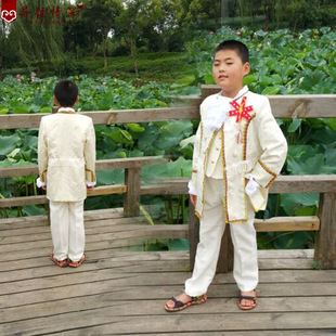 新款儿童王子服爵士服将军欧式宫廷装男装侍卫服马夫小鼓手服装
