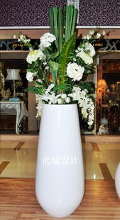 水滴落地花瓶仿真花套装 摆件客厅创意家居饰品工艺品软装 现代时尚