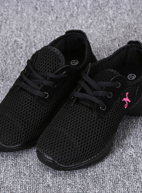 广场舞蹈鞋牛霸道2026新款女士透气网鞋健身鞋增高跳舞鞋休闲女鞋