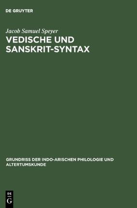 【预售】Vedische Und Sanskrit-Syntax