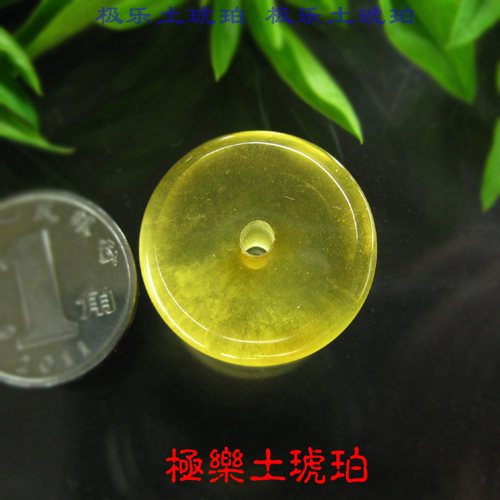【极乐土琥珀】670天吊坠金绞蜜