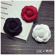 Nhỏ K Bubu tòa mới Camellia khí chất cao cấp handmade hoa lớn vải cưới handmade trâm cài - Trâm cài