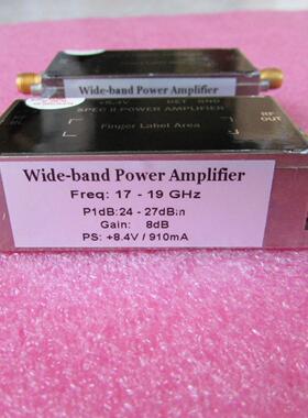 美国进口 17-19GHz 24-27dBm SMA 射频微波中功率放大器