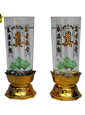 【水晶蜡烛】寿蜡 殡葬用品丧葬用品骨灰盒花圈寿衣灵堂用品