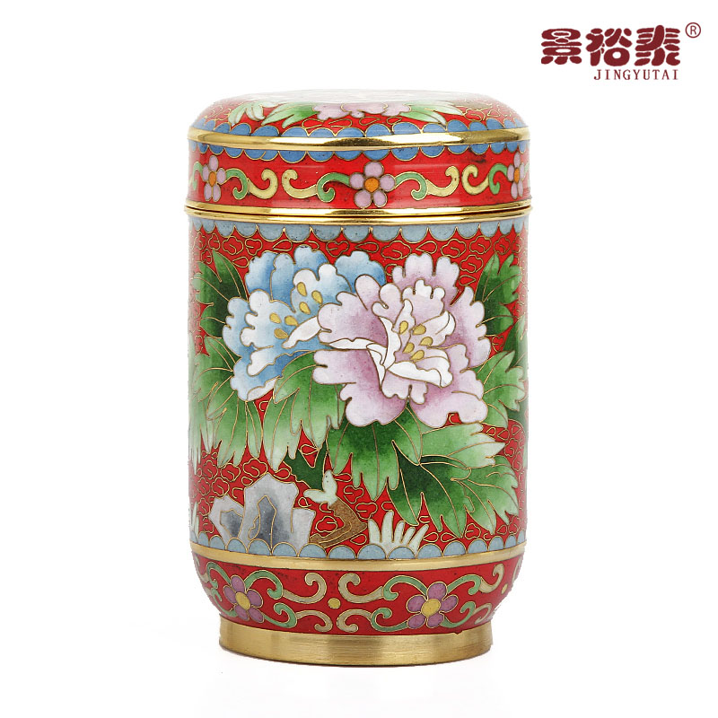 茶叶罐北京商务礼品景泰蓝送老师