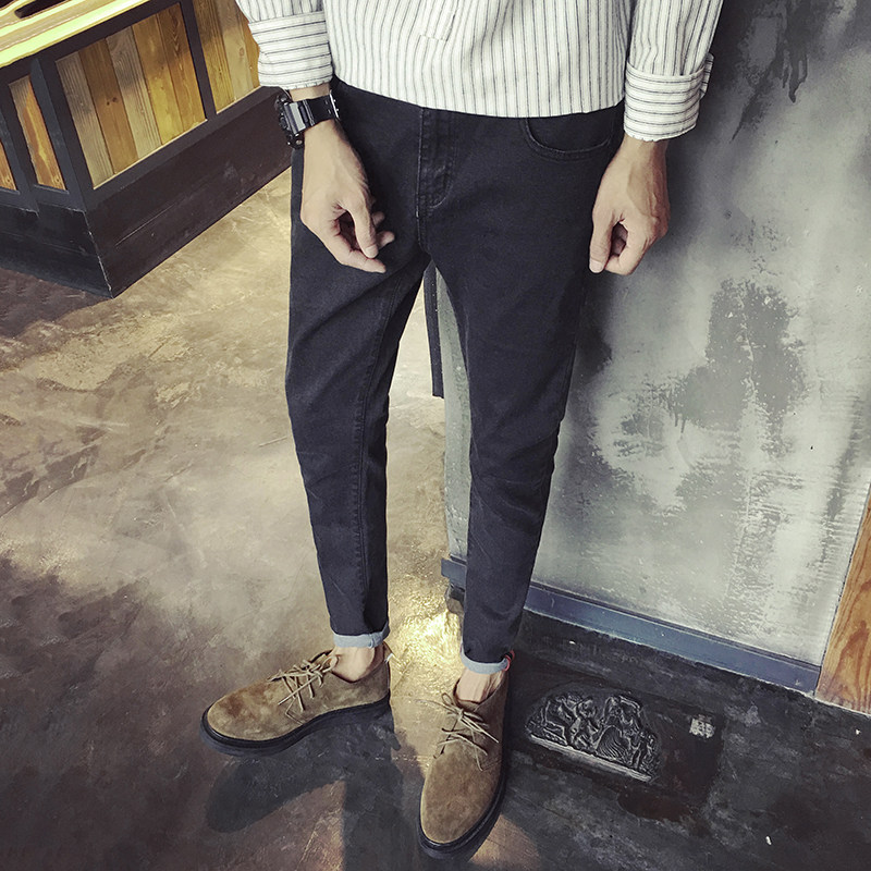 Jeans pour adolescent pieds Slim pour automne - Ref 1462751 Image 1