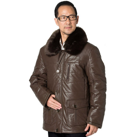 Pantalon cuir homme droit pour hiver - Ref 1494793 Image 52