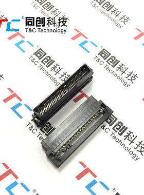 同创科技 进口 SCSI 68P MDD全塑压线公头 HPF针式DB型