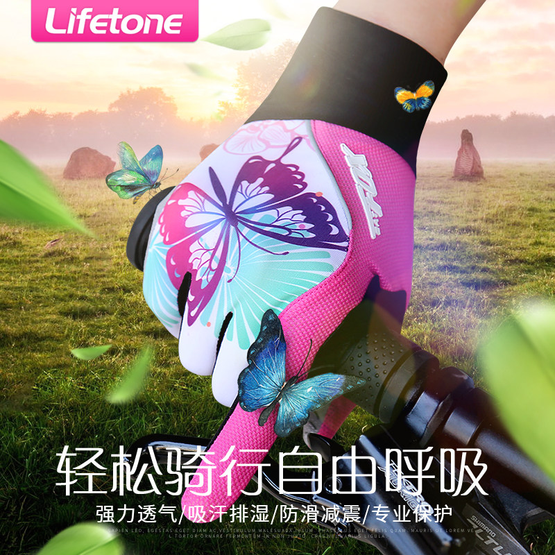 Gants pour vélo femme LIFETONE - Ref 2245147 Image 1