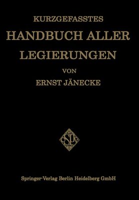 【预订】Kurzgefasstes Handbuch Aller Legierungen