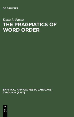 【预售】The Pragmatics of Word Order: Typological Dime...