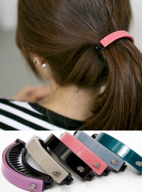 AngelRena韩国进口发饰正品 基本一字型发夹抓夹马尾夹香蕉夹G5