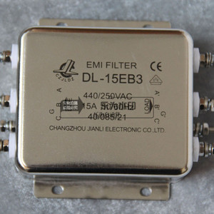DL-15EB3 380V/220V 15A 坚力 三相 电源滤波器 440/250VAC 15A