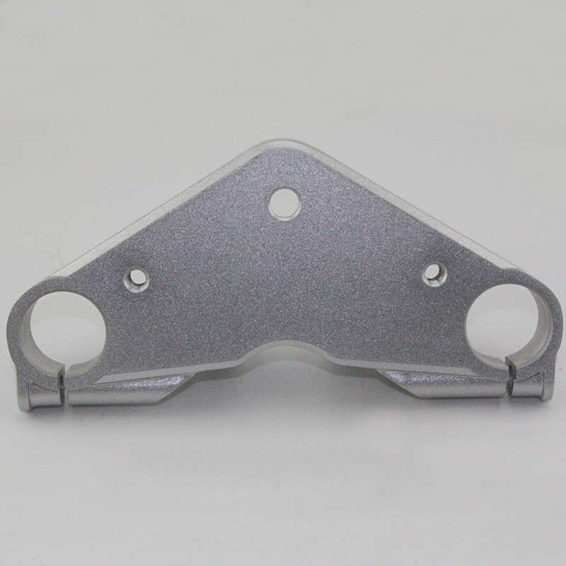 路霸国产杂牌异形街跑摩托车上联板 方向柱 分离手把车头连接铁板