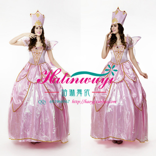 新款万圣节可爱天使装翅膀粉色花仙子公主裙 摄影写真服演出服装