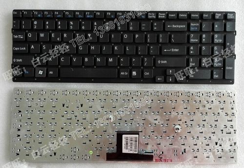 适用于索尼 SONY VPC-EB200C EB300C EB37EC EB400C全新英文键盘