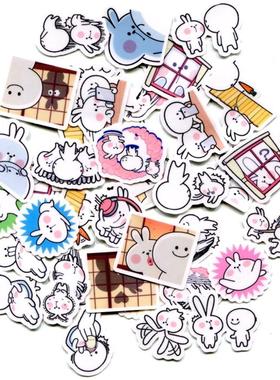 Line表情贴纸 Spoiled Rabbit 系列4 自制手帐相册贴纸 40枚 Z361