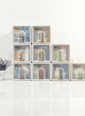 【大可叔叔】夹缝收纳柜自由组合抽屉收纳箱可叠加桌面抽屉箱18cm