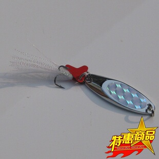 厂家直销鱼饵渔具浅水区斜切型亮片假饵亮片路亚亮片