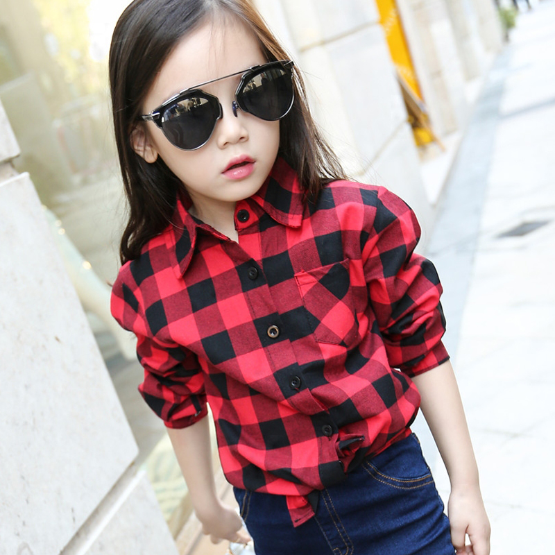 Chemise fille à manche longue - Ref 2088816 Image 1