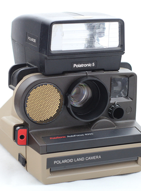 宝丽来POLAROID自动对焦autofocus3500一次成像相机SX-70巧克力色