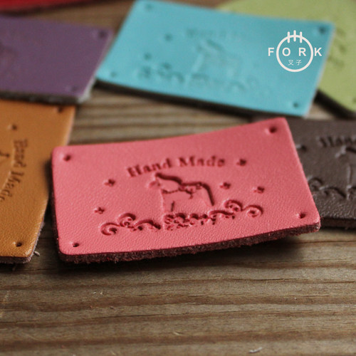 叉子皮标木马系列diy手缝装饰