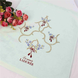 郑老大出口日单纯棉外贸LADUREE剪绒毛巾