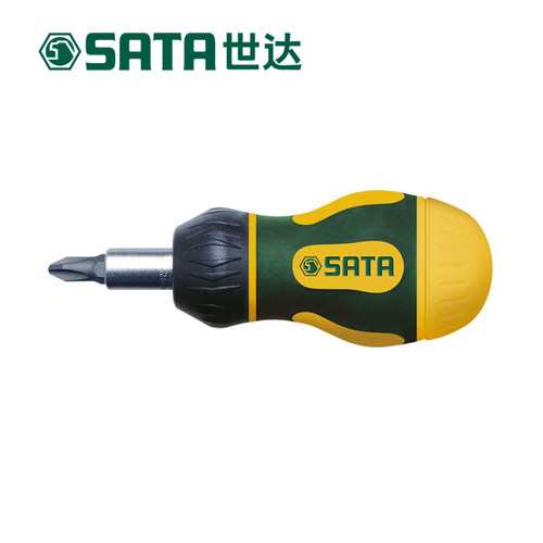 世达工具09348短十字棘轮螺丝批组套一字螺丝刀组合套装维修拆机