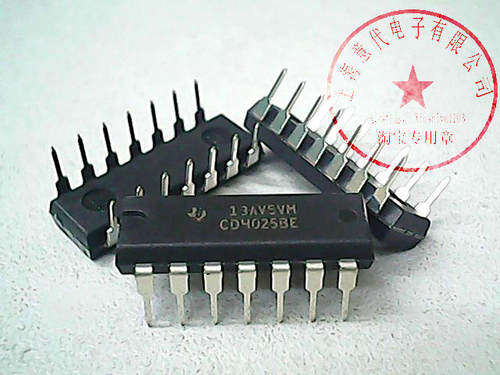 CD4025BE  TI   DIP-14〖正品原装〗赛格市场G332室实体店 现货