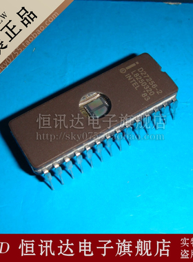 紫外线擦除存储器 D27256-2 INTEL CDIP-28 全新原装 质量保证