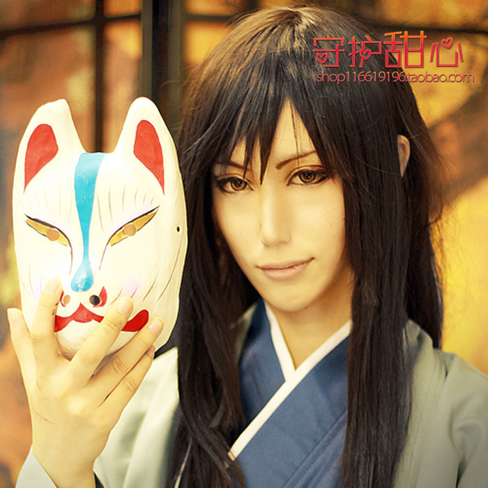 {甜心家}银魂 桂小太郎轻音少女秋山澪 谏山黄泉晓美cosplay假发