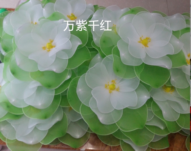 仿真茉莉花定制舞台表演演出道具橱窗摄影背景装饰假花丝网花成品