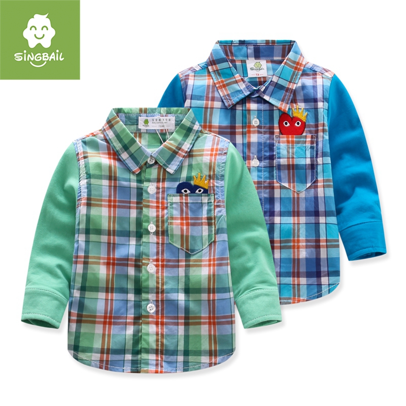 Chemise enfant SINGBAIL à manche longue - Ref 2083184 Image 1