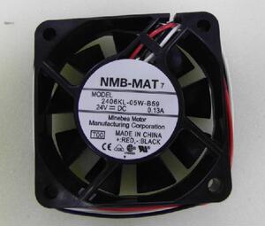 全新2406KL-05W-B59 24V 0.13A原装NMB风扇 60*60*15三线带报警