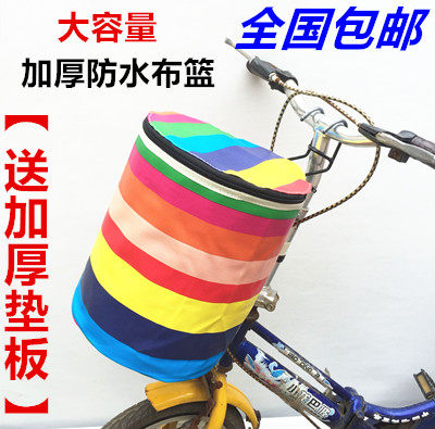 Panier pour vélo en toile - Ref 2257672 Image 1