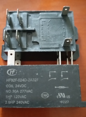 HF92F-024D-2A21S-24VDC继电器HF92F-024D-2A32S-24VDC通用