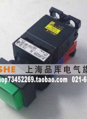 正品富士 方形LED灯按钮开关AR22E0M-01M3R/AR22EOM-01M3R