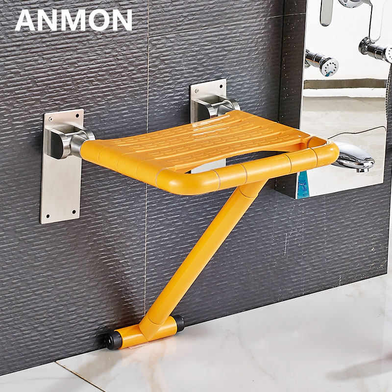 浴室折叠凳座椅淋浴凳无障碍卫生间扶手凳子老人安全洗澡凳墙壁凳