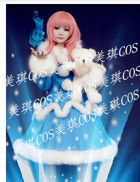 英雄联盟 LOL cosplay服装 暗黑之女 安妮 女装cos冰霜烈焰现货