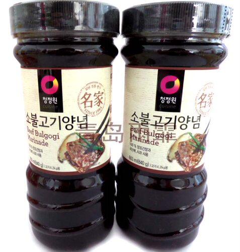包邮韩国清净园烤肉酱