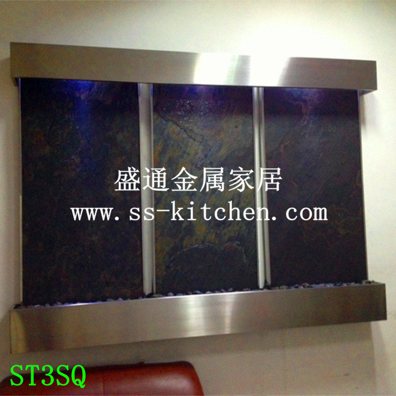 空气净化流水墙 欧式时尚壁饰挂家居装饰画 工艺礼品流水喷泉水景